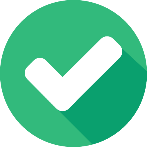 Green tick icon