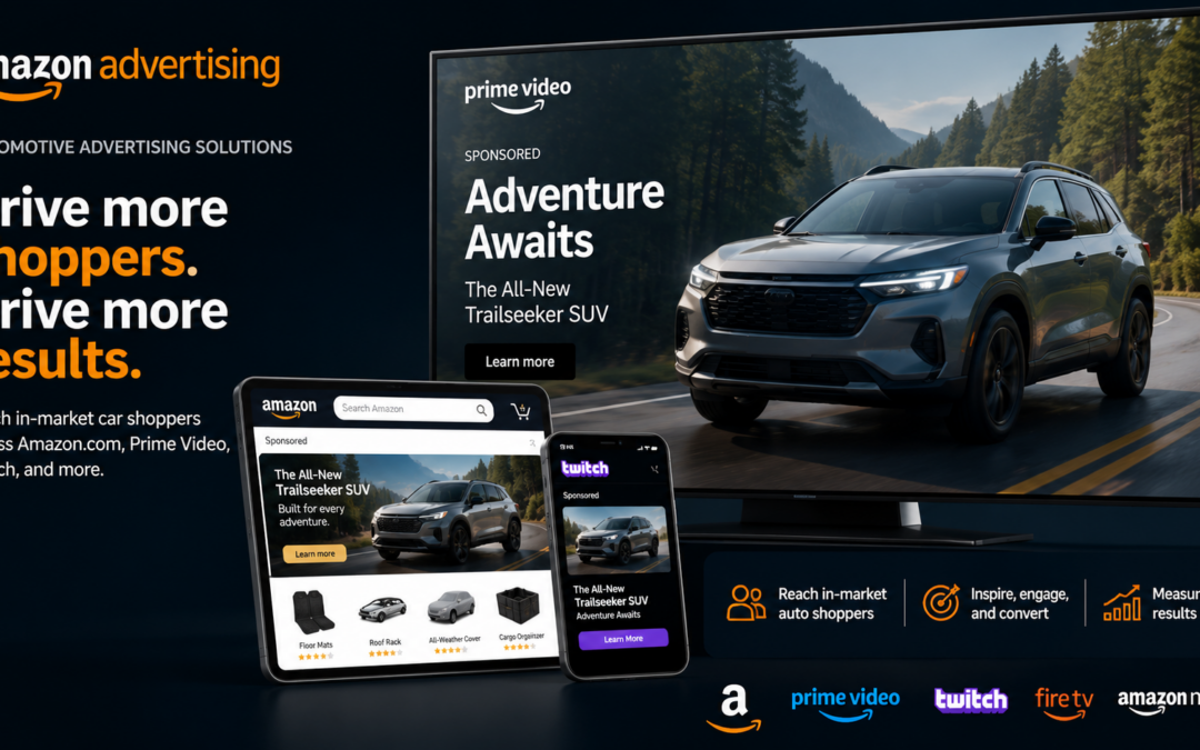 Best Amazon Ad Solutions for Auto Brands & Dealers